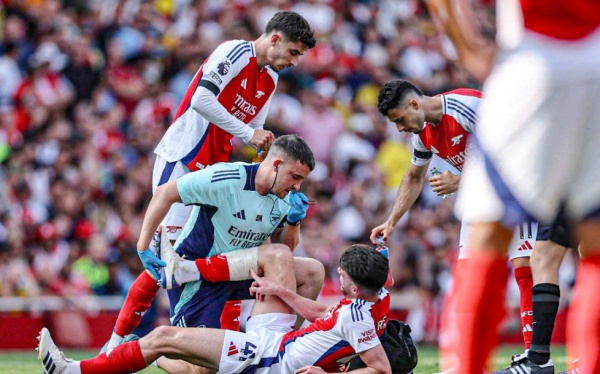 Rõ tình trạng của Declan Rice sau trận đấu Wolves