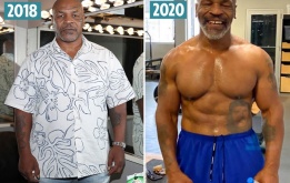 Mike Tyson giảm 31 kg cho ngày trở lại quyền Anh