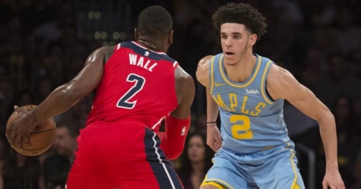 Wall vs Lonzo Ball