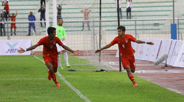 U22 Myanmar vượt qua Lào trong trận đấu nghẹt thở