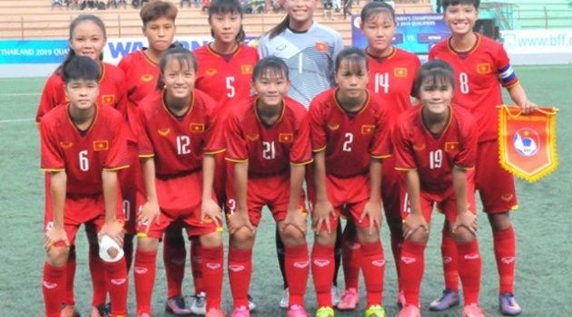 U16 nữ Việt Nam lọt vào vòng hai giải bóng đá U16 nữ châu Á 2019