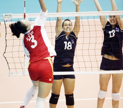 Giải bóng chuyền nữ quốc tế - VTV Bình Điền 2012: Thông tin thắng dễ, Giang Tô đoạt vé!