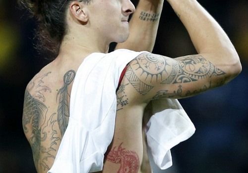 Bí mật những hình xăm trên người Ibrahimovic
