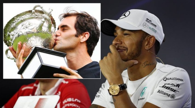 Lewis Hamilton: Federer là hình mẫu cho sự vĩ đại