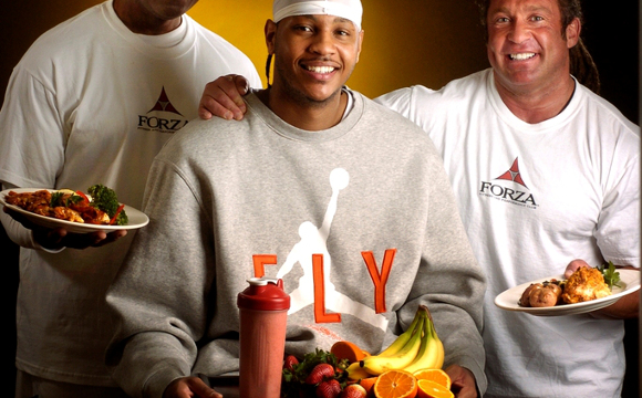 Carmelo Anthony and Chef