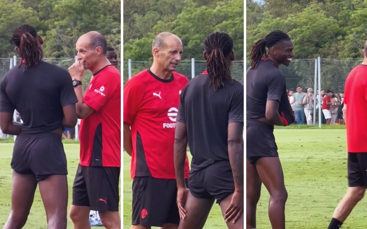 Massimiliano Allegri Rafael Leao 01