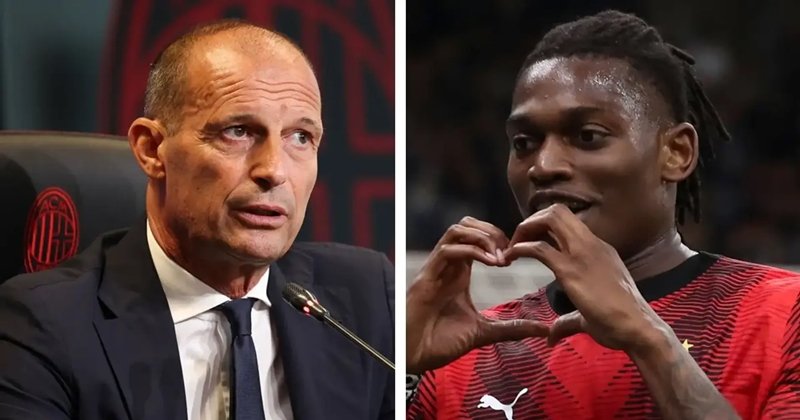 Massimiliano Allegri Rafael Leao 02