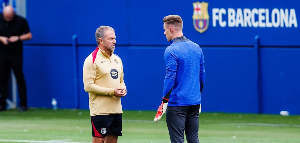Marc-Andre ter Stegen Hansi Flick 01
