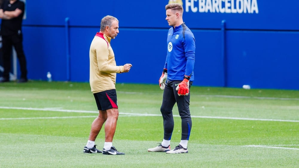 Hansi Flick Marc-Andre ter Stegen 01
