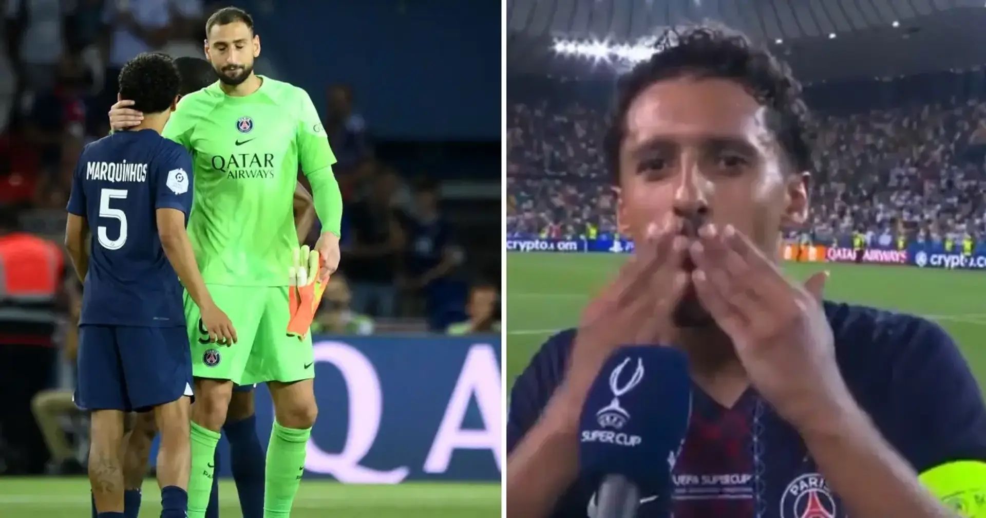 Gianluigi Donnarumma Marquinhos 01