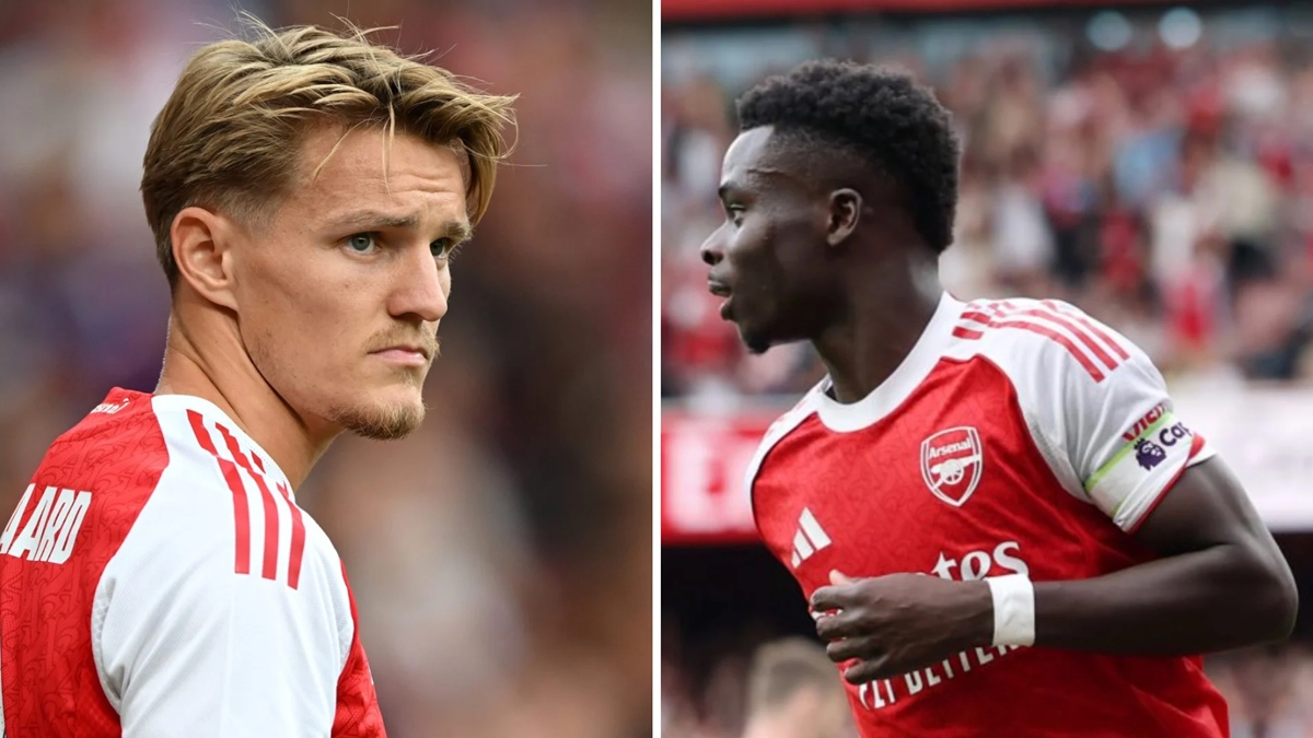 Martin Odegaard Bukayo Saka 01