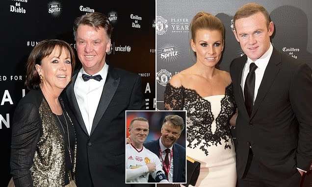 Wayne Rooney Louis van Gaal Coleen 02