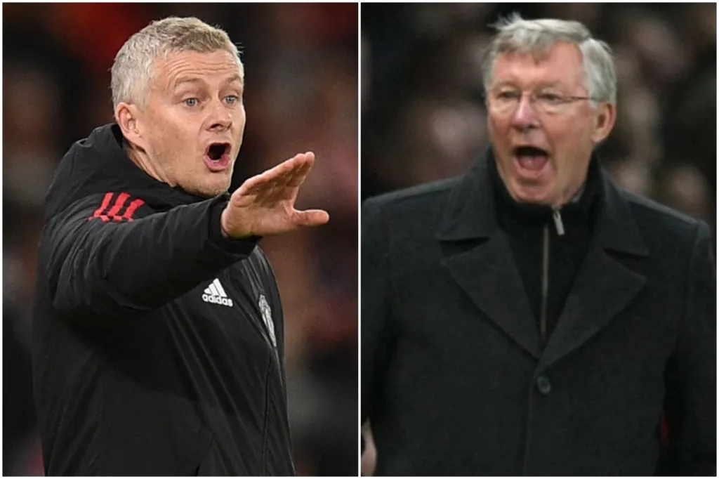 Ole Gunnar Solskjaer Sir Alex Ferguson 01