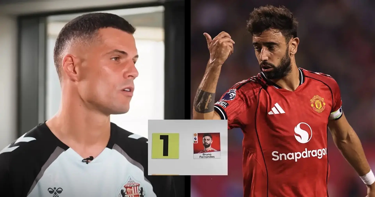 Granit Xhaka Bruno Fernandes 01