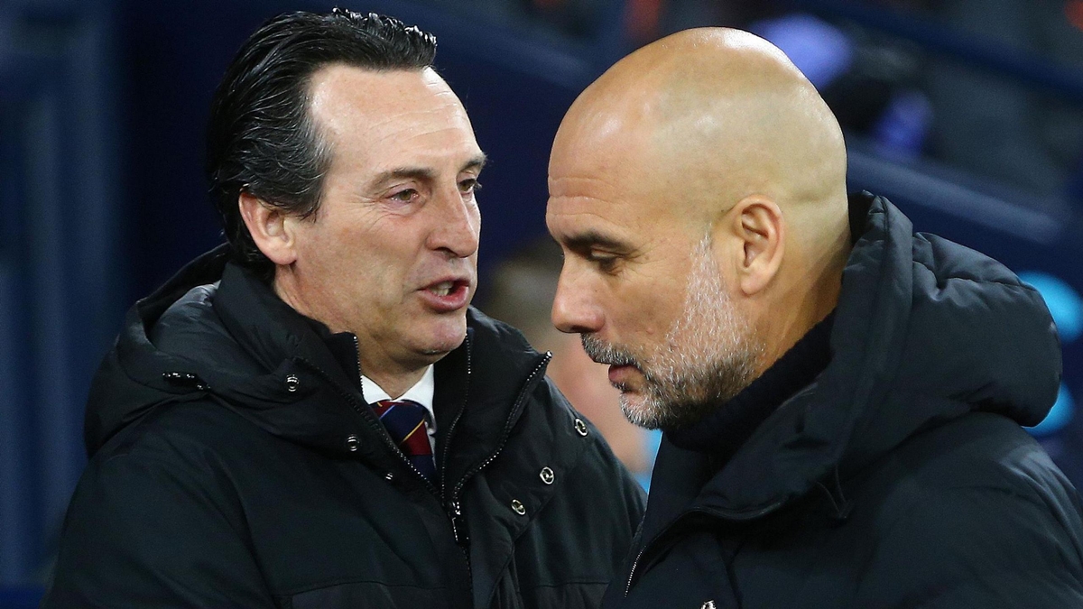 Pep Guardiola Aston Villa Unai Emery 01