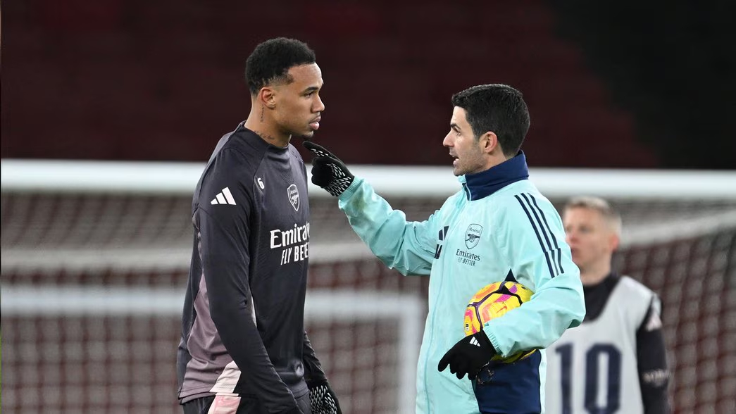 Gabriel Magalhaes Mikel Arteta 01