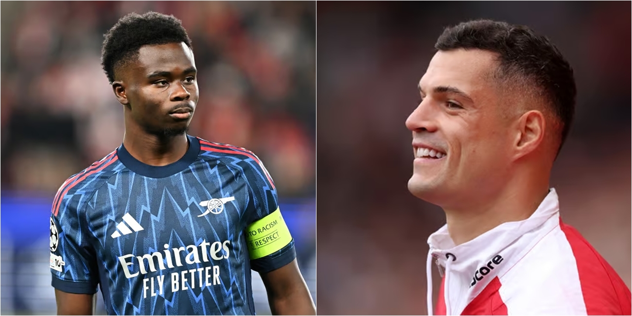 Granit Xhaka Bukayo Saka 01