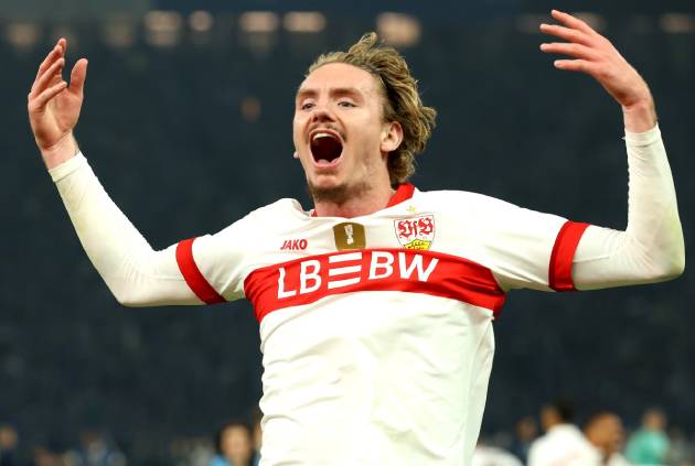 Nick-Woltemade-celebrates-a-goal-for-Stuttgart