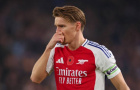 Arsenal bỏ ngỏ ngày Odegaard trở lại, ưu tiên hồi phục an toàn