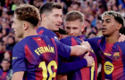Barca thắng 4-0 ngày trở lại Camp Nou, tạm trở lại ngôi đầu La Liga