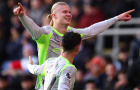 Haaland lập cú đúp, Man City bám sát Arsenal