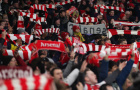 Arsenal phủ đỏ trắng sân Emirates đấu Liverpool