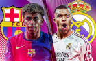 Soi trận Barca vs Real Madrid: Yamal đại chiến Mbappe tại Riyadh