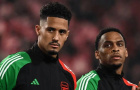 Saliba và Timber lỡ buổi tập của Arsenal trước Champions League