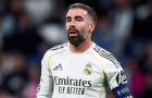 Real Madrid lo sốt vó vì đầu gối Dani Carvajal