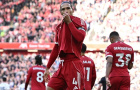 Van Dijk sắp đạt cột mốc 100 trận đá chính liên tiếp cho Liverpool
