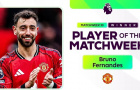 Giúp MU đua top 4, Bruno ẵm danh hiệu hay nhất vòng 30