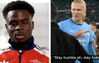 Saka mượn lời Haaland để bảo vệ lối chơi của Arsenal