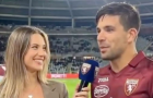 Sự thật clip Giovanni Simeone 'né' nữ phóng viên nóng bỏng