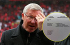 Bản danh sách mật phơi bày nỗi tiếc nuối của Sir Alex