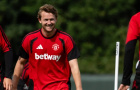 Matthijs de Ligt tái xuất trên sân tập MU sau 254 ngày