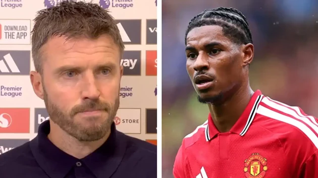 MU đại thắng 5-2, Carrick hết lời khen Rashford, Mainoo