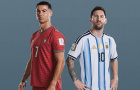 Ronaldo và Messi lần đầu đá chung đội ở trận chia tay Tevez