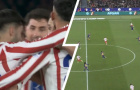 VAR xác nhận bàn thắng mở tỷ số của Atletico trước Barca chỉ chênh vài milimét