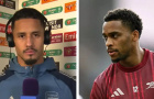 Saliba tôn vinh Timber sau màn ngược dòng của Arsenal, lời khẳng định từ hàng thủ thép