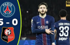 Kvaratskhelia lập cú đúp, PSG hủy diệt Rennes và áp sát ngôi đầu Ligue 1