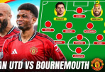 Man Utd vs Bournemouth: Bẫy phản công và canh bạc chiến thuật của Ruben Amorim