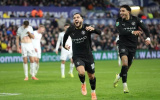 Man City ngược dòng hạ Swansea giành vé tứ kết EFL Cup