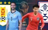 TRỰC TIẾP Uruguay vs Hàn Quốc (H1): Trận đấu bắt đầu