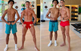 Cristiano Jr và bản thiết kế thể chất hoàn hảo tuổi 15