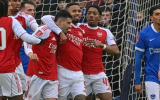 Martinelli lập hat-trick giúp Arsenal đè bẹp Portsmouth