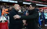 Arteta bình thản trước đòn tâm lý của Pep