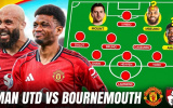 Man Utd vs Bournemouth: Bẫy phản công và canh bạc chiến thuật của Ruben Amorim