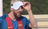 Bịt mắt, Messi vẫn khuất phục được tuyển thủ Tây Ban Nha