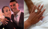 Georgina Rodriguez khoe nhẫn đính hôn khổng lồ bên Cristiano Ronaldo