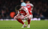 Rice tập tễnh rời sân, chiến thắng của Arsenal thêm vị đắng